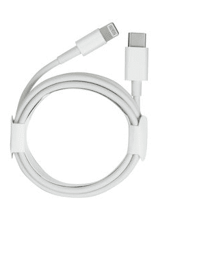 2m 1m USB  typ C till ligthing-laddningskabel - Bild 1