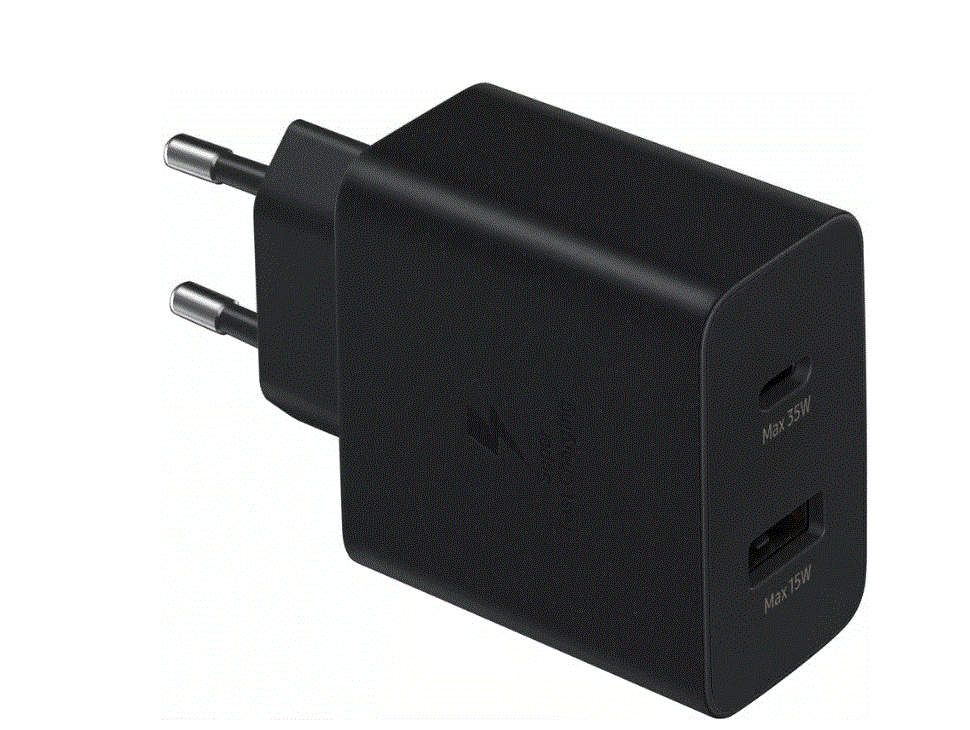 1-1-3.gif Samsung EP-TA220 Supersnabbladdning 35W Duo-reseadapter (EP-TA220NBEGGB) - Bild 1