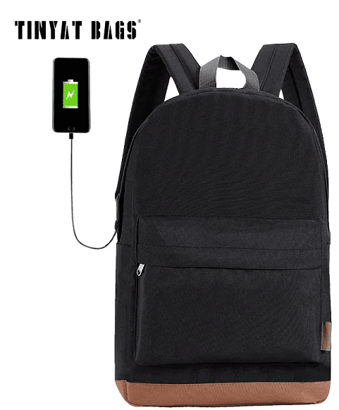 1-1-9.png Ryggsäckar |svart med usb - Bild 1