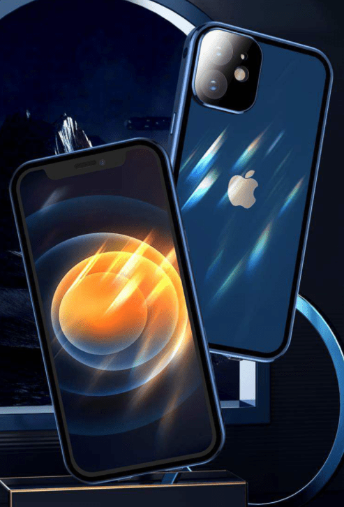 12minibla-1.png metallfodrall till 12 pro max blå - Bild 1