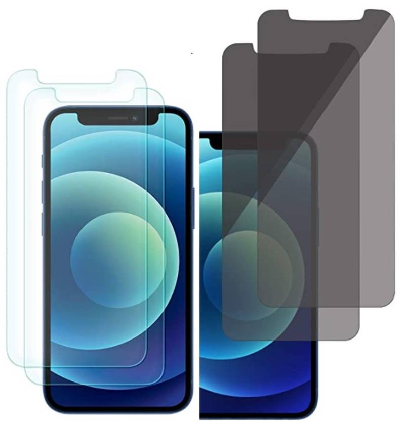 4 st skärmskydd 2 normal och 2 sekretess för iphone 11/Xr - Bild 1