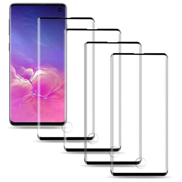 4 st top kvalitet  heltäckande skärmskydd för  Samsung S10 plus - Bild 1