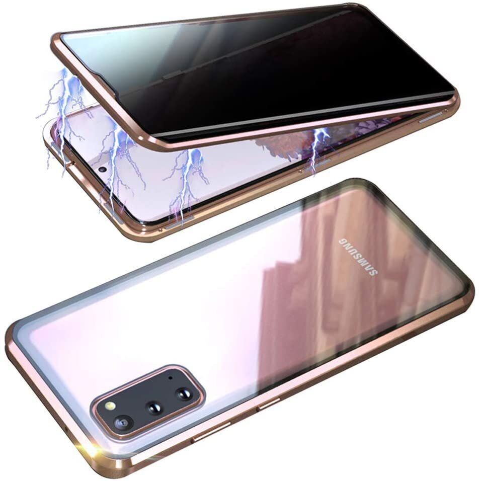 61bWAFQ538L._AC_SL1008_.jpg Sekretess magnetfodral för Samsung Galaxy S20 Ultra guld - Bild 1