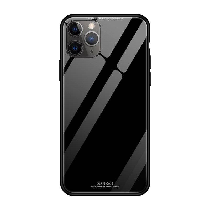 Shockproof-Case-For-iPhone-11-12-mini-Pro-X-XS-XR-Max-ThinTempered-Glass-Phone-Case-4.jpg GLASfodral till IPHONE 12 PRO MAX svart - Bild 1