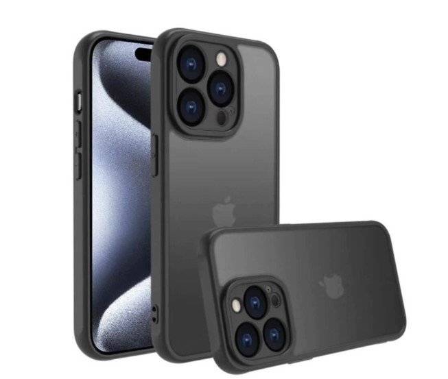 Skarmbild-2025-07-04-142342.jpg Panzer Matt fodral för Iphone 14 plus svart - Bild 1