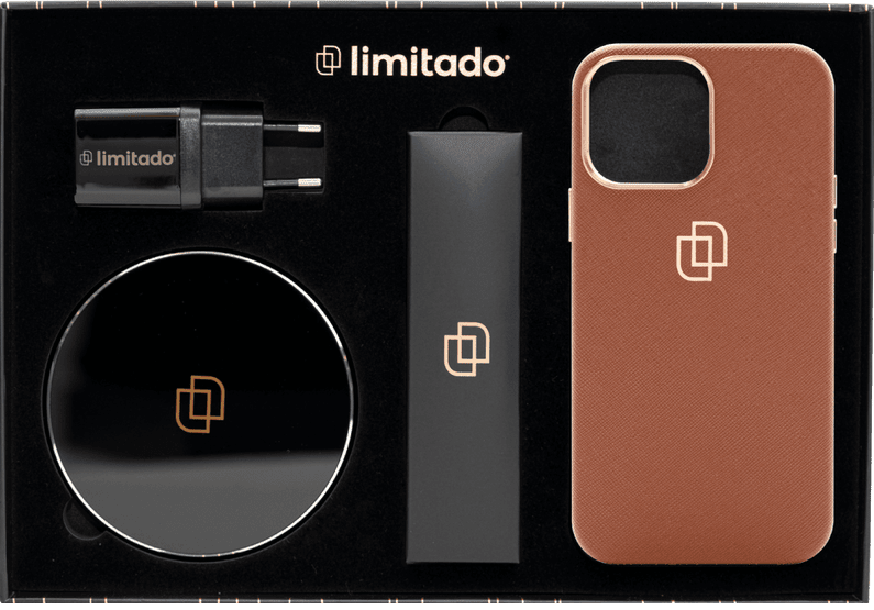 Tillbehörspaket – iPhone 12 /12 pro – brun Saffiano - Bild 1