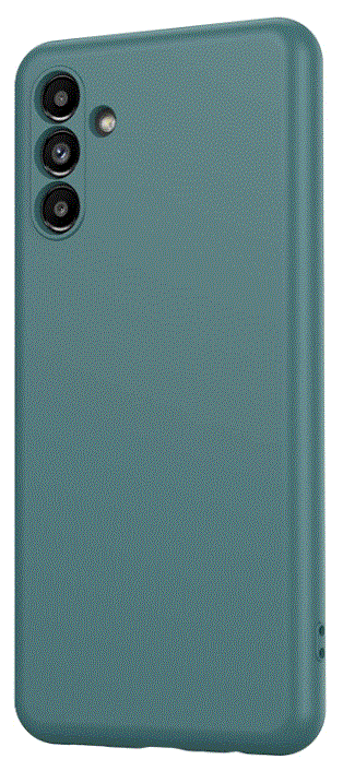 MATT Fodral till Samsung A13 mörkgrön - Bild 1