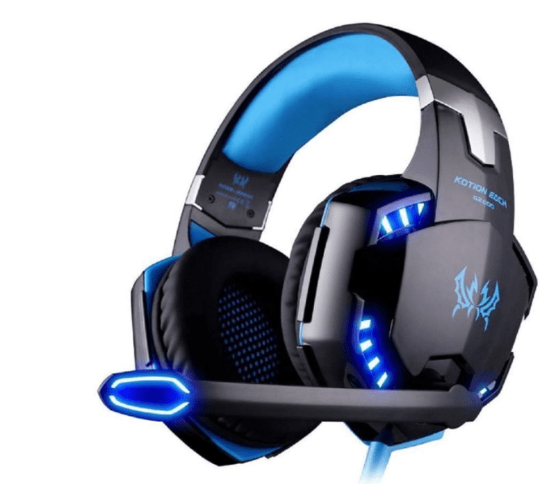 g2000.png Deep Bass spel hörlurar blå - Bild 1