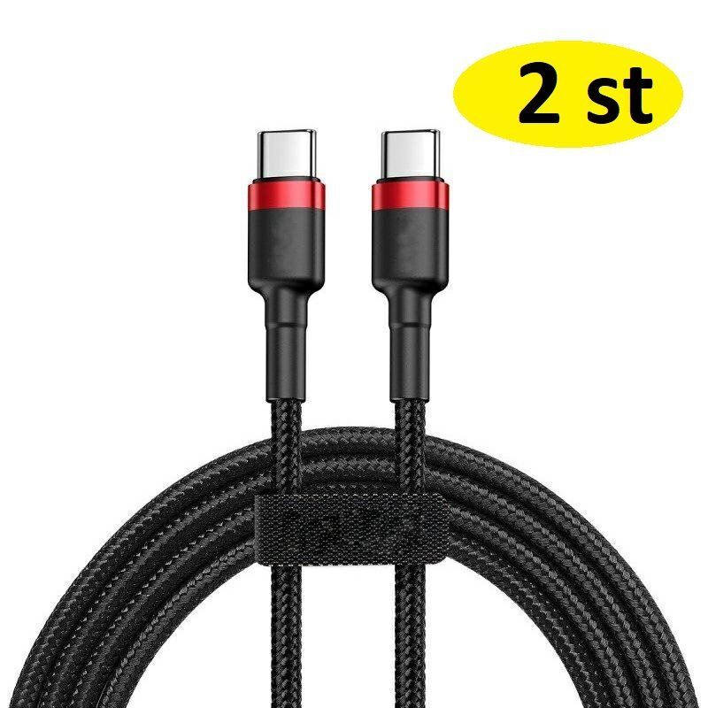 2 st 1,5 m super fina kablar usbc-usbc 60W - Bild 1