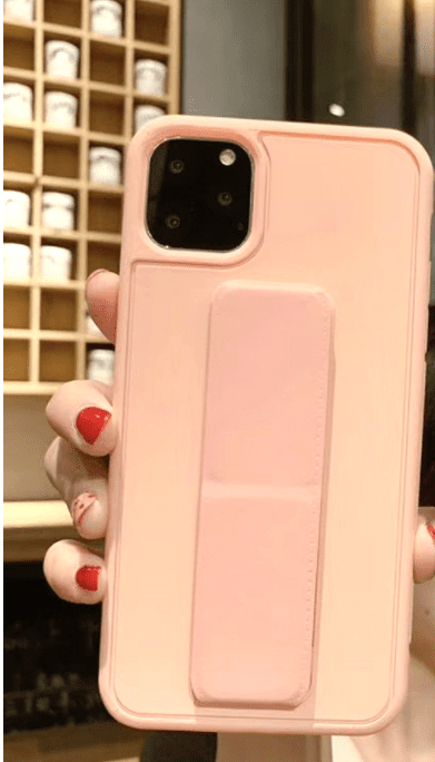 rosa-1.png fodral med handrem för iphone 11 rosa - Bild 1