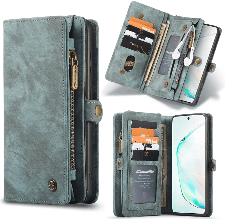 Läderfödral caseme 0018 för  iphone 12 mini blå - Bild 1