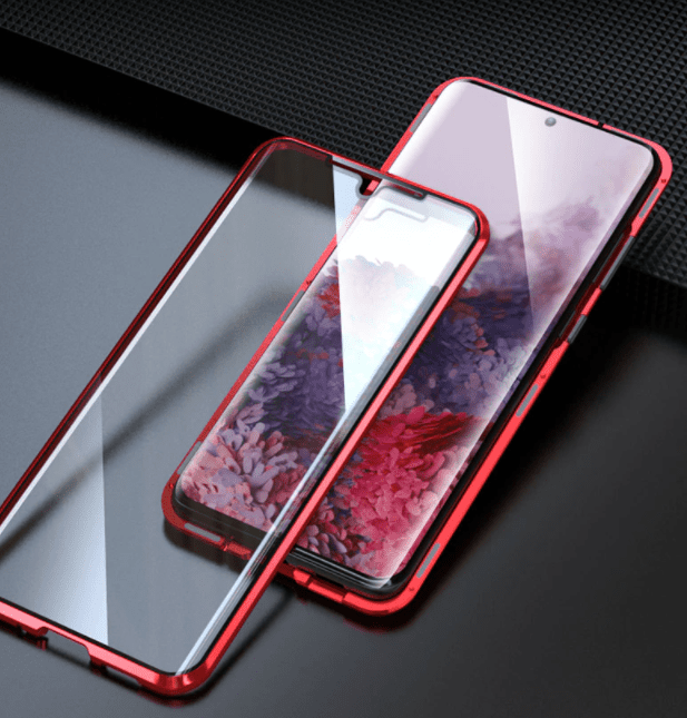 metallfodrall till iphone 11 pro röd - Bild 1