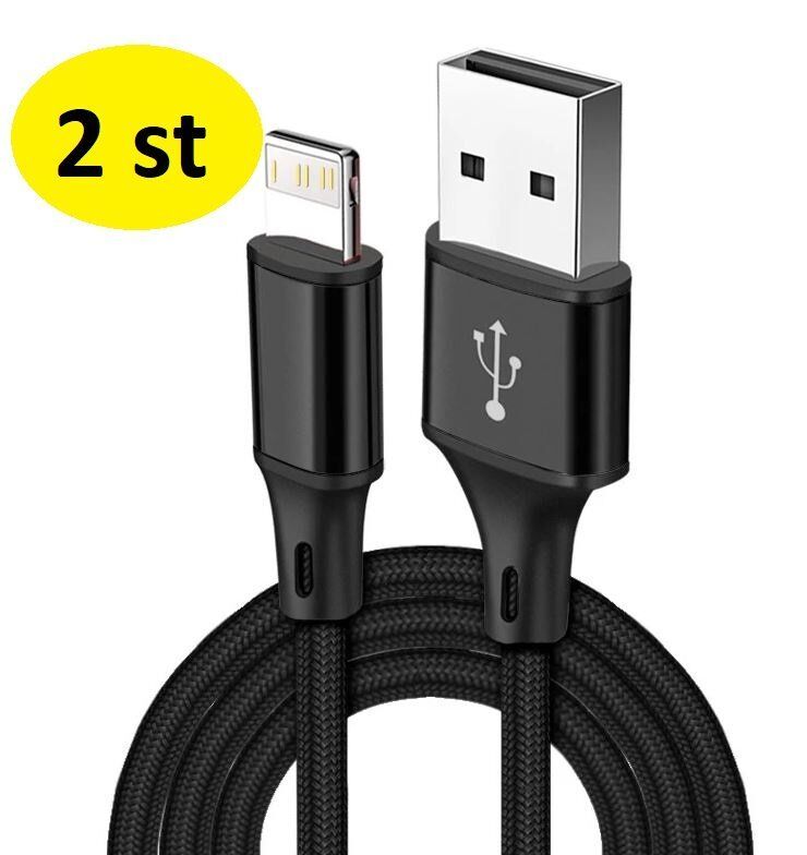 2 st 3 m super Lightning kablar svart - Bild 1