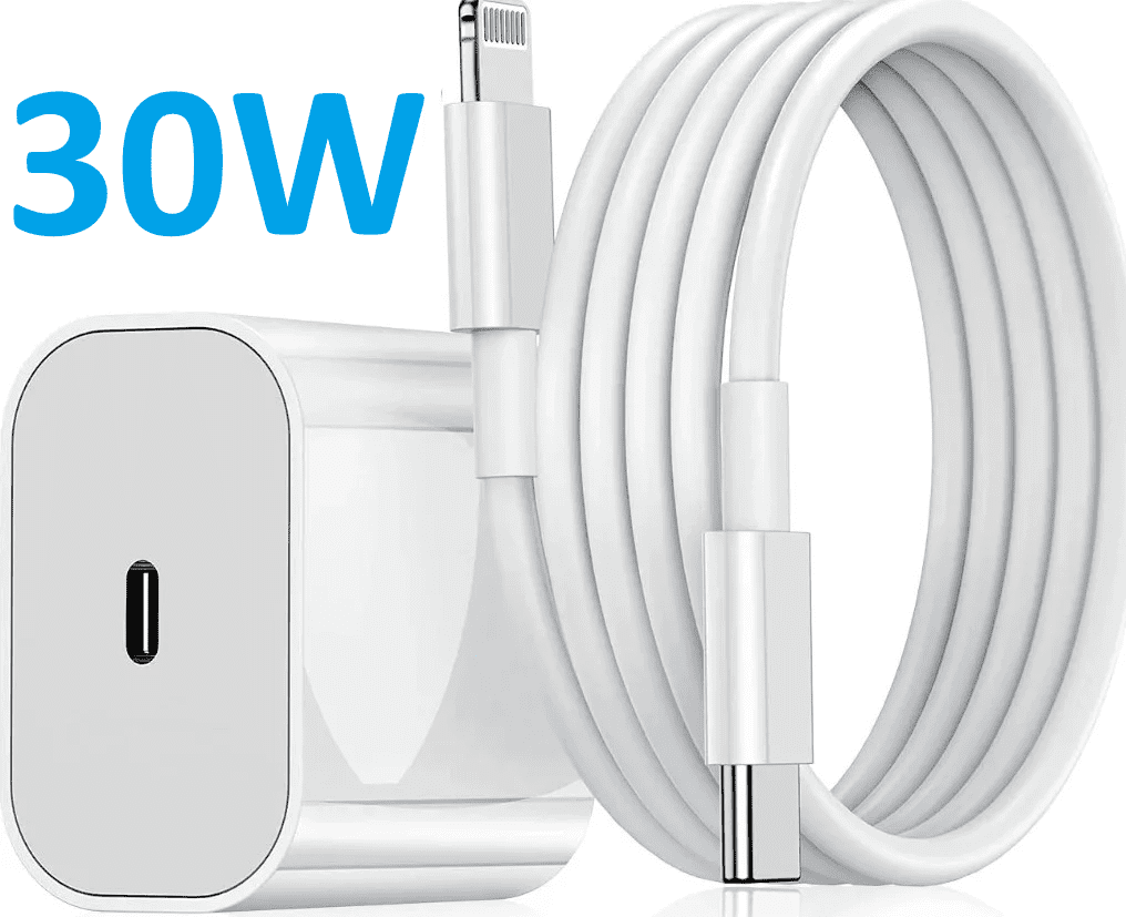 30 W snabbladdare laddare med 1m  kabel - Bild 1